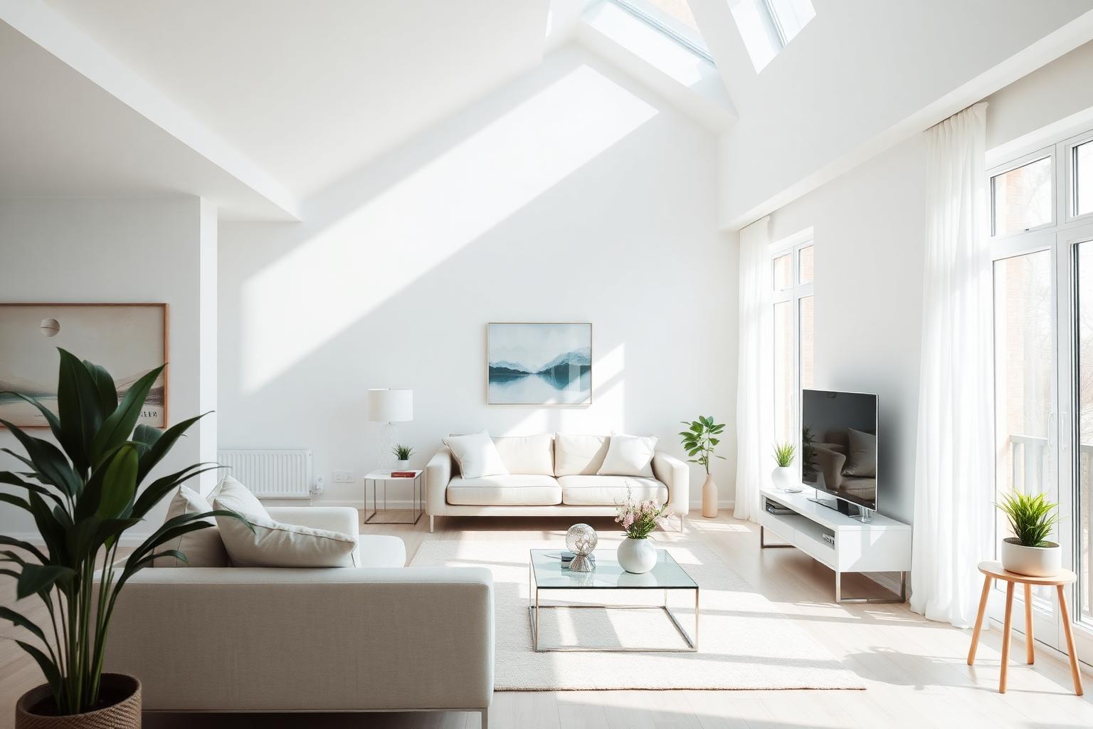 Bright, freshly cleaned living room